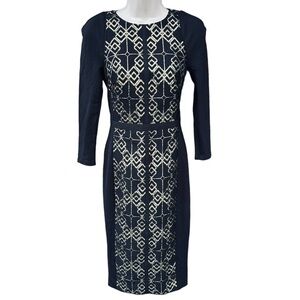 Ted Baker London Mikha Dress Sheath Zip Back Size Ted 0 / US 2